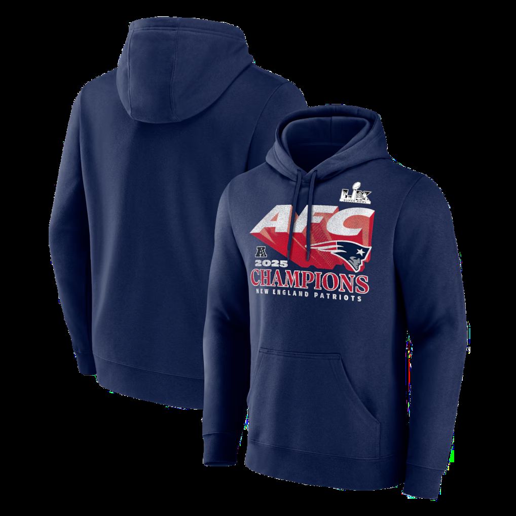 Men 2026 NFL New England Patriots hoodie blue 0020